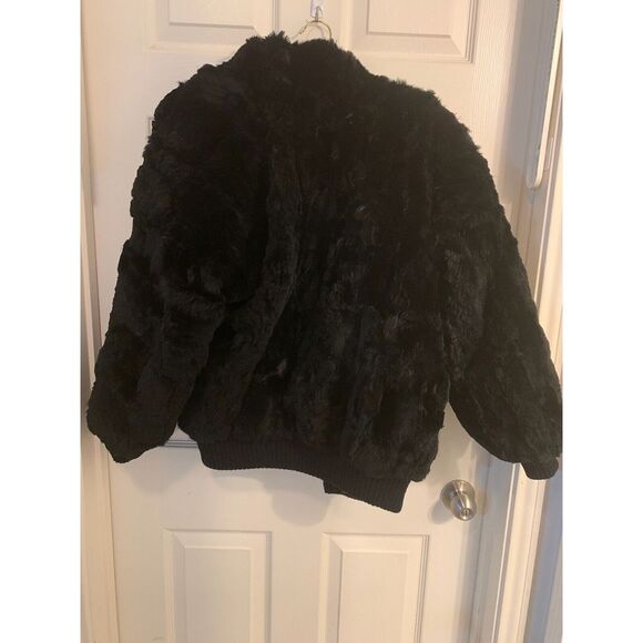 Faux-Fur Bober Jacket Womens S - Picture 2 of 4